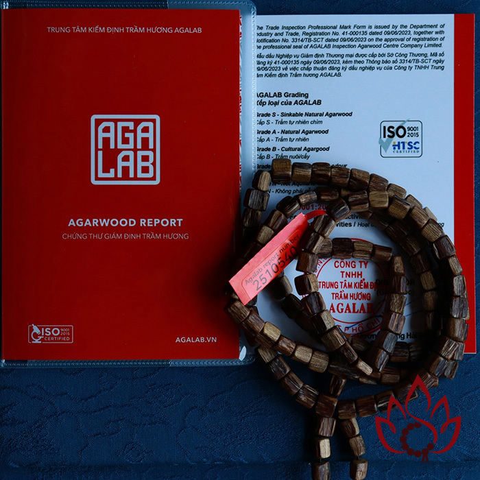 Vòng Trầm Hương 108 Hạt | 7 Ly | Trầm Kiến Tự Nhiên